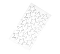 VALICLUD Autocollants Gemmes Visage Strass Auto-adhésifs Décoration Maquillage Bijoux Corps 6.1 x 3.7 Pouces Formes Variées Pour Festivals