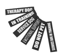 VALICLUD Autocollants Réfléchissants pour Gilet de Chien 6 Paires Patchs en Polyuréthane Résistants à l'usure Décoratifs pour Harnais de Poitrine Accessoires Sécurité Promenade Nocturne