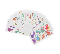 VALICLUD Autocollants Temporaires de Dinosaures pour Garçon et Filles 20 Feuilles Étanche et Amovible Autocollants Mignons pour Fêtes d'Anniversaire