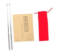 VALICLUD Baguettes de en Acier Inoxydable Détecteur d'eau Flexible Tiges Rétractables pour Feng Shui Instruments de Radiesthésie Outils de Détection