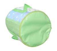 VALICLUD Bain de Pieds Pliable avec Couvercle, Seau Portable Isolé en Matériau Épais Vert à Pois, Taille Compacte, pour Usage Domestique et Voyages, Bassine Bain Pied avec Maintien Chaleur