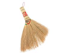 VALICLUD Balai à Main en Paille de Sorgho Tissé la Main 30 Cm Petit Balai à Manche Court Naturel pour Nettoyage Maison Bureau et Lit Outil Ménage Écologique Pratique