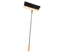 VALICLUD Balai Intérieur à Poils Doux de CRIN de Cheval pour Sols Carrelages et Tapis Manche Long Acier Inoxydable Antirouille Brosse de Nettoyage Ergonomique Polyvalente