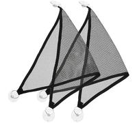 VALICLUD Balançoire pour Lézard et Lit Suspendu en Maille Noire Respirante, Résistant et Non Déformable, Lot de 2 Pièces pour Gecko et Reptile en Terrarium