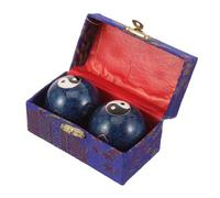 VALICLUD Balles de Massage Métalliques Relaxantes Set Portable de Manuelles avec Boîte Texture et Durable pour Massage des Mains et Détente