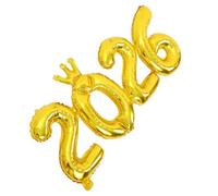 VALICLUD Ballons Géants Dorés Numérotés 2026 - Ballons En Aluminium De La 2026, Décoration De Fête Pour Le Nouvel An, L'obtention Du Diplôme, Un Anniversaire, Un Mariage, Des