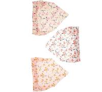 VALICLUD Bandana Élastique Fleurie 3 Pièces En Tissu Souple Pour Femmes Et Filles, Foulard Triangulaire Coloré, Bandeau Cheveux Extensible, Usage Quotidien Et Voyages, Taille Unique