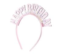 VALICLUD Bandeau Anniversaire Sequins Pour Femme Et Fille Accessoire De Fête Chic Et Avec Inscription Happy Birthday Pour Créer Une Ambiance Festive