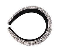 VALICLUD Bandeau Baroque Cristal Argenté Accessoire Chic avec Large et pour Fêtes et Célébrations Créez une Ambiance Festive Unique