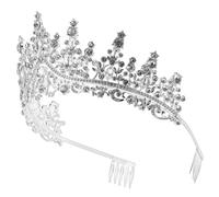 VALICLUD Bandeau D'anniversaire Future Mariée Couronnes Pour Les Femmes Célibataire Diadèmes De Mariage Groupe Cheveux De Mariage Couronne Pour Le Mariage De La Mariée Alliage