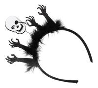 VALICLUD Bandeau d'Halloween super-héros corbeau coiffe de nouveauté halloween decoration décoration halloween accessoires pour cheveux fantômes bandeaux tête de mort pour femme Plastique