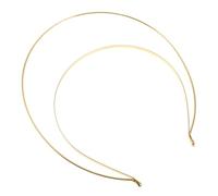 VALICLUD Bandeau Double Métal Coiffe de Déesse Base de Couronne de Fleurs Serre-tête pour Fête Accessoire pour Loisirs Créatifs