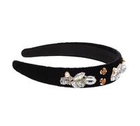 VALICLUD Bandeau Femme Strass Et Perles Décoratif Accessoire De Cheveux Élégant Pour Mariage Et Fêtes Design Unique Et Confortable