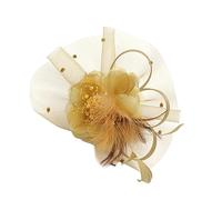 VALICLUD Bandeau Maille de Plumes Orné de Plumes Fils Accessoire de Tête de Mariée pour Fêtes et Banquets