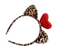 VALICLUD Bandeau oreilles de chat de noël oreilles de chat à paillettes oreilles de voiture oreilles d'halloween pour les femmes oreilles de chat adulte oreille de chat Peluche Léopard