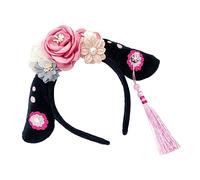 VALICLUD Bandeau Palais Néon Enfants Perlé Fantaisie Mariage Rouge Accessoires Habillé Fille Arc-en-ciel Femme Dynastie Cheveux Chinois Cosplay Chinois Bandeau Chinois Ancien Plastique