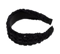 VALICLUD Bandeau Vintage Tressé Pour Cheveux Accessoire Pour Fille Noir Turban Torsadé Pour Le Visage Doux - Petit Pour Adultes Bandeau Tressé En Polyester