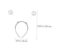 VALICLUD Bandeaux à Cheveux Boule 6 Pièces, Taille Unique, Accessoires Décoratifs Créatifs, Pour Adultes Et Garçon Et Filles, Fête Costumée Carnaval