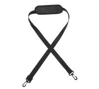 VALICLUD Bandoulière Rembourrée Réglable en Nylon Solide Sangle De Bagage Large pour Paquet Ordinateur Portable Mallette Et Sac Usage Quotidien Coussinet Confort 55 Cm Noir