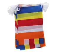VALICLUD Bannière Suspendue Bouddhiste Couleurs Décoration de Drapeau Polyester Pratique pour Temples et Cours pour Célébrations Spirituelles