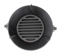 VALICLUD Barbecue à Charbon en Fonte 26 CM Grosse Taille Réchaud de Camping Portable Grill de Camping en Fer pour Barbecue Domestique et Feu de Camp Couleur Aléatoire Couleur Aléatoire