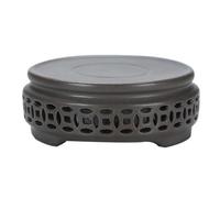 VALICLUD Base Céramique Rétro Lumineuse pour Décoration Intérieure Support Décoratif pour Brûleur Dencens Design Antique pour Salon Chambre et Bureau