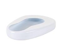 VALICLUD Bassin de Lit Portable Émail pour Patients Alités Unisexe Confortable et Facile à Nettoyer Aide Médicale pour Personnes Âgées et Soins à Domicile