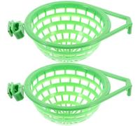 VALICLUD Bassin pour Nid d'Oiseau Vert 2 Pièces Facile à Installer pour Pigeons Voyageurs et Petits Oiseaux en Plastique pour Usage Domestique