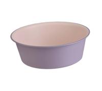 VALICLUD Bassine à Pieds Massage Shiatsu Grand Format Couleur Rose-violet en Plastique Épais pour Bain de Pieds Relaxant Maison Salon Soins Antidérapante