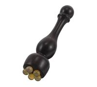 VALICLUD Bâton de Massage Facial en Bois de Violette, Mini Rouleau Gua Sha Corne de Mouton, Soin Yeux et Visage pour Femmes, Outil de Massage Apaisant Visage et Cou, Usage Quotidien