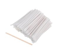 VALICLUD Bâtonnets en Bois Jetables pour Boissons Chaudes 1000 Pièces, Surface Lisse, Taille Pratique, pour Cocktails et Jus Lors de Grands Événements ou Hôtels