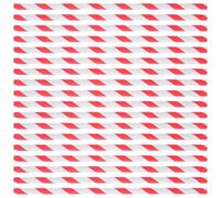 VALICLUD Bâtonnets en Papier Rouge Rayé pour Barbe à Papa 100 Pièces 30 CM Compatibles Machines Automatiques Bâtonnets Épais pour Fête Foraine Fournitures Hygiéniques et Usage Unique