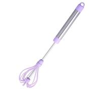 VALICLUD Batteur à Œufs Manuel Réglable Inoxydable avec Poignée Ergonomique Silicone Antidérapant Mixeur Multifonction pour Cuisine Familiale et Professionnelle