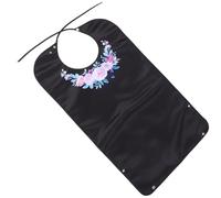 VALICLUD Bavoir Adulte Étanche Lavable pour Personnes Âgées Protection Vêtements Ajustable pour Repas