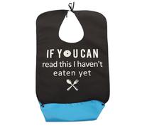 VALICLUD Bavoir Adulte Imperméable Résistant à L'usure, Lot, Polyester Léger, Grand Taille Allongée, Protection Lavable pour Repas Quotidiens, Adapté aux Personnes Âgées et Soins à Domicile