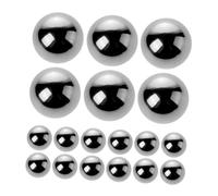 VALICLUD Billes de Brassage en Acier Inoxydable 20 Pièces 5 Mm pour Mélange de Peinture à L’huile et Vernis à Ongles Usage Professionnel Loisirs Créatifs