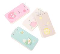 VALICLUD Bloc-notes à Dessin Tablette Multifonction pour Garçon et Filles Portable 4pcs en Papier de Petite Taille Design Simple et Pratique pour Écrire et Dessiner Facilement