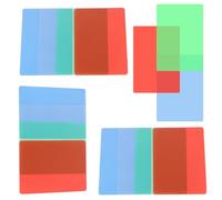 VALICLUD Blocs-Notes en Plastique PP Solides et Incassables pour Bureau et École, Lot de 15 Pièces, pour Conférences et Examens Couleur Aléatoire