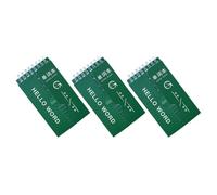 VALICLUD Blocs-notes Papier pour L'écriture du Vocabulaire 3pcs Vert Léger Design Créatif pour Étudiants, pour L'école DIY