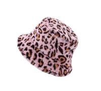 VALICLUD Bob Léopard d'hiver en Peluche Doux Taille M Bob Femme Chaud et Léger pour Automne et Hiver Bonnet de Pêcheur en Polyester Confortable Style et Original