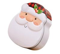 VALICLUD Boîte à Biscuits Vide Boîte à Friandises de Noël Décorative Petite de Rangement Métallique