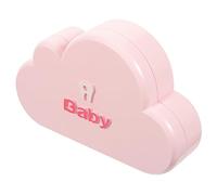 VALICLUD Boîte à Dents de Lait pour Garçon et Filles Rose, Rangement Plastique Résistant, Porte-souvenirs de Dents Fœtales, Usage Bébé, Collection Souvenirs Garçon et Filles,