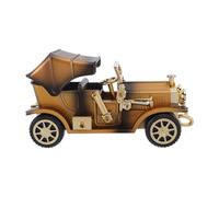 VALICLUD Boîte à Musique en Bois de Voiture Ancienne Vintage Rustique, Modèle de Voiture Décoratif pour Noël et Bureau, Figurine Musicale Présent Vintage pour Papa