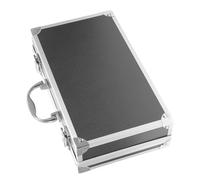 VALICLUD Boîte à Outils en Alliage D'aluminium 01 Noir 29x16x7 Cm, Mallette de Transport Portable Grosse Capacité, Étui Multifonction pour Rangement D’Outils, Accessoires et Cosmétiques,