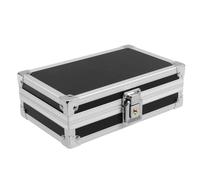 VALICLUD Boîte à Outils et Protection Noir Outils en Alliage D'aluminium Mini Mallette Portable avec Espace Interne Ajustable pour Bijoux et Salon