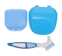 VALICLUD Boîte Appareil Dentaire Portable avec Brosse Étui Multi-usage pour Prothèses Protège-dents et Appareils Orthodontiques Léger et Fermeture Sécurisée Rangement Pratique pour Maison