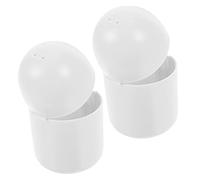 VALICLUD Boîte De 2 Pièces Boîte de Rangement Coupes menstruelles période Tasses Policier Stockage de Tasse Stockage de Papier hygiénique PP Blanche