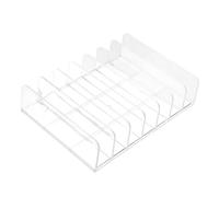 VALICLUD Boîte de Rangement Cosmétique Transparente Multi-couches pour Fards à Paupières Support Robuste pour Maquillage Organisateur de Bureau Compact pour Palettes Variées et Ombre à