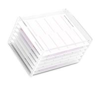 VALICLUD Boîte de Rangement pour Nail Art Transparent en Acrylique Organisateur à 6 Couches Tiroirs Étui pour Accessoires de Manucure pour Salon et Usage DIY