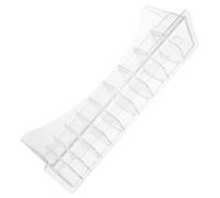 VALICLUD Boîte de Rangement pour Peignes de Tondeuse Compartiments Organisateur de Sabots Plastique pour Salon de Coiffure Barbiers